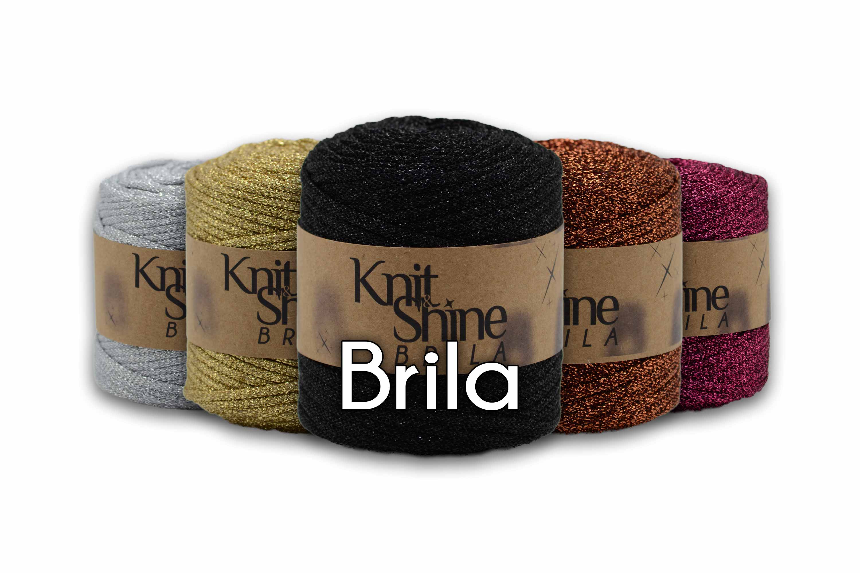 metallic yarn brila metallic and cotton yarn knit and shine knit & shine yarns bugeto yarn
