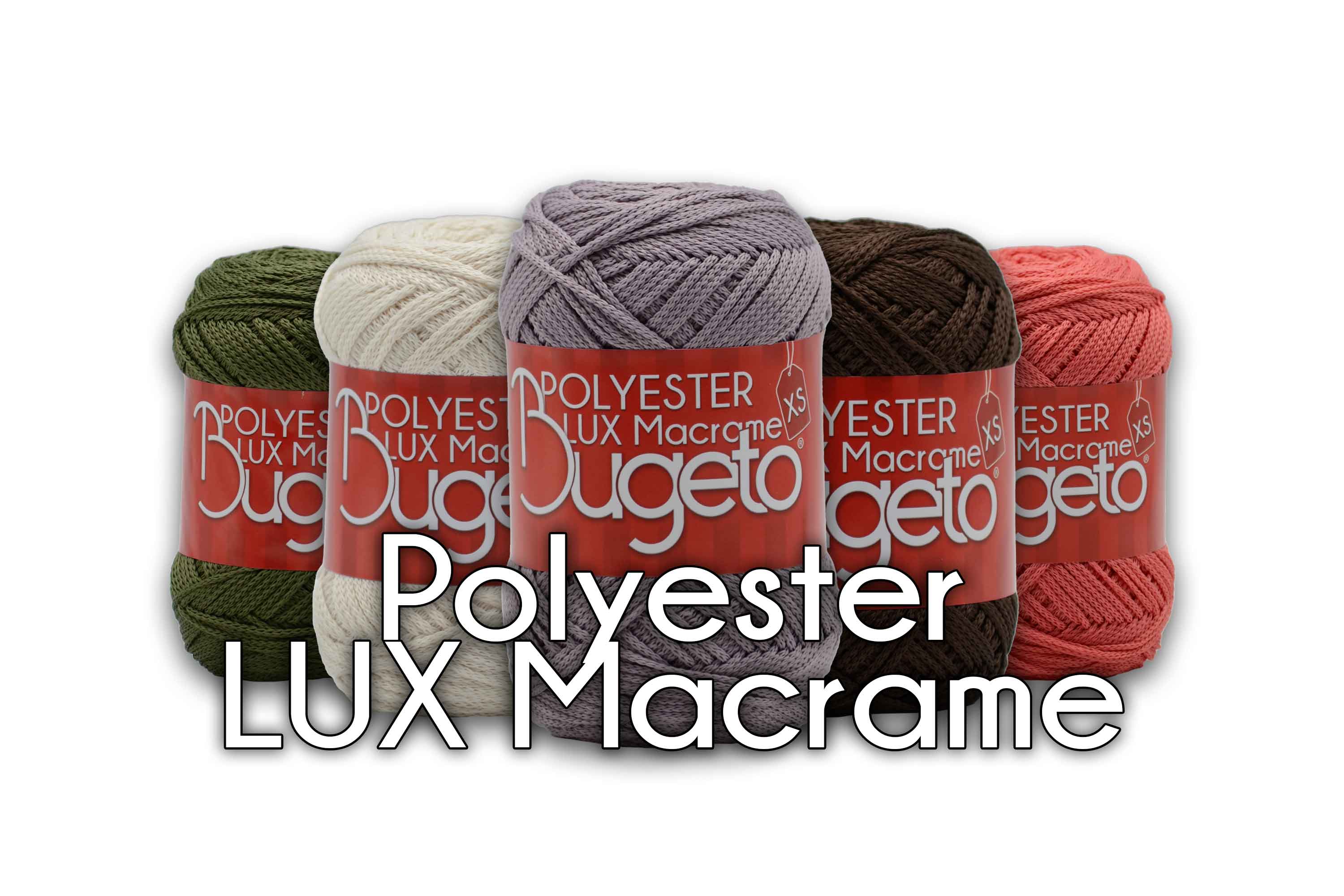 polyster yarns soft macrame yarns bugeto yarn lux polyester yarn polyester lux macrame