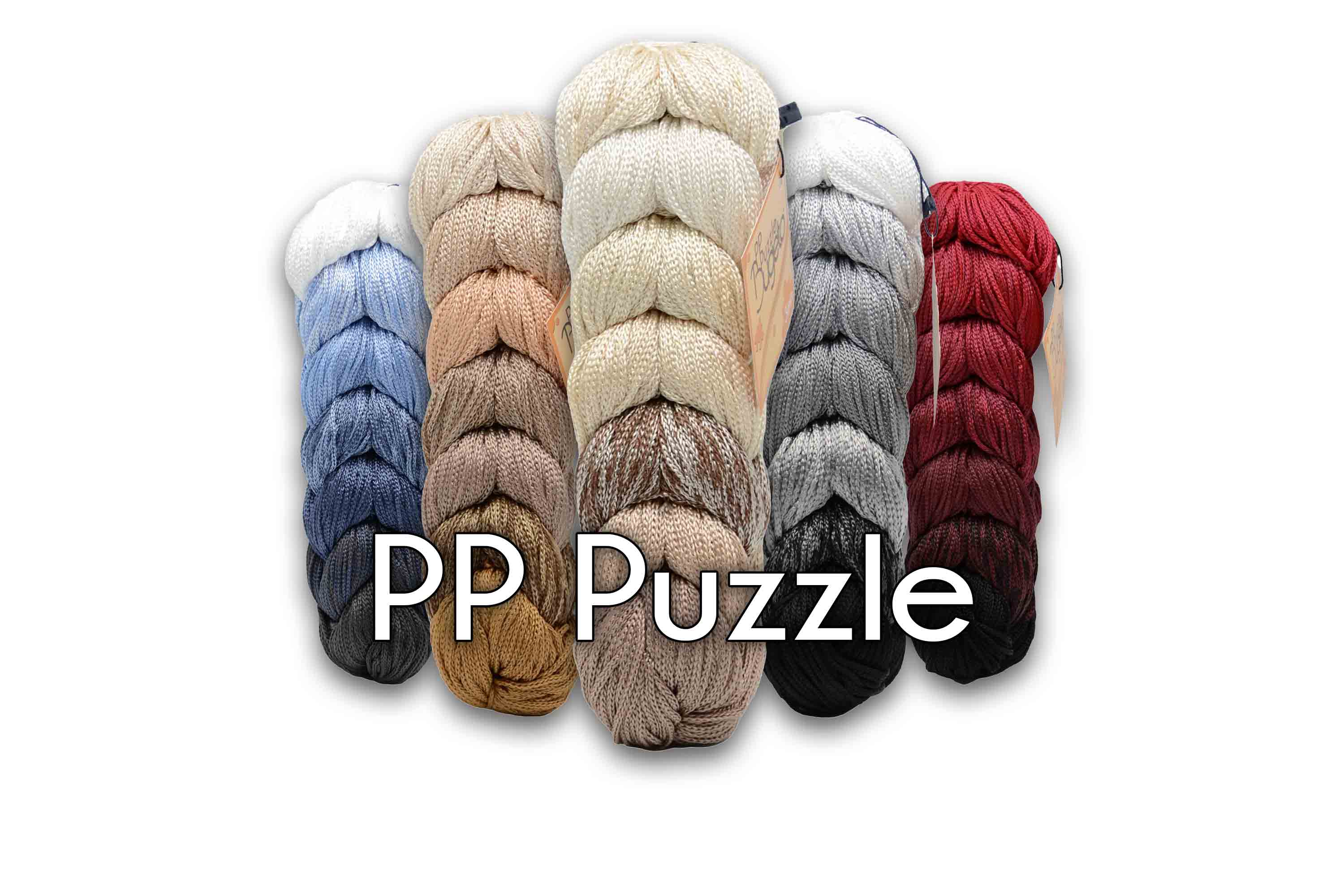 polyproplene yarns puzlle 7 color pp yarn melange pp yarns macrame yarn bugeto yarn
